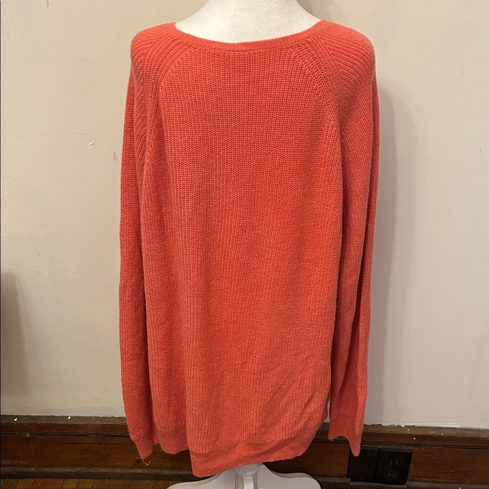 Gap coral V neck long sleeve sweater Size XXL EUC - Picture 4 of 6